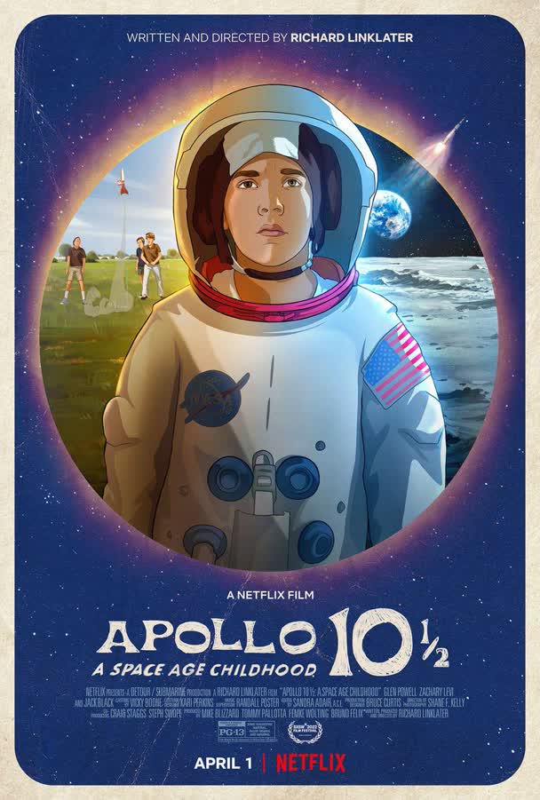 　　《阿波罗 10 号半：我要上太空》结合两种视...